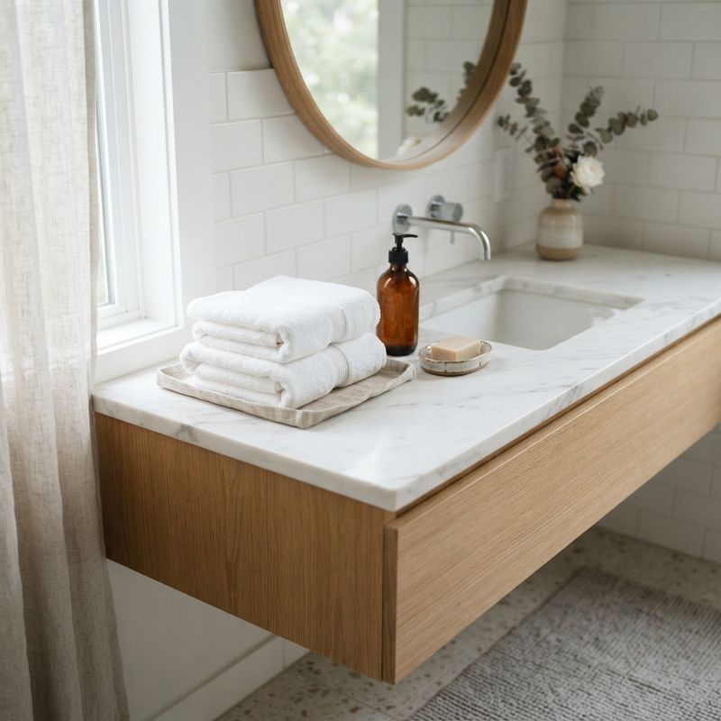 Pakerler home bathroom counter where owners keep and run the device